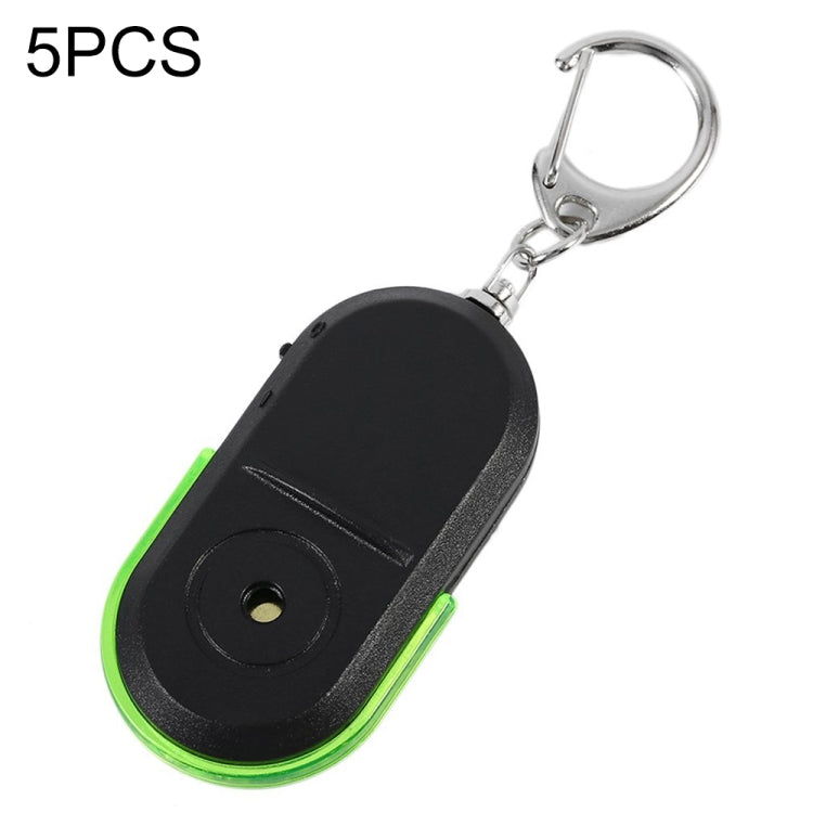 5 PCS Portable Anti-Lost Alarm Key Finder Wireless Whistle Sound LED Light Locator Finder 5 PCS Portable Anti-Lost Alarm Key Finder Wireless Whistle Sound LED Light Locator Finder